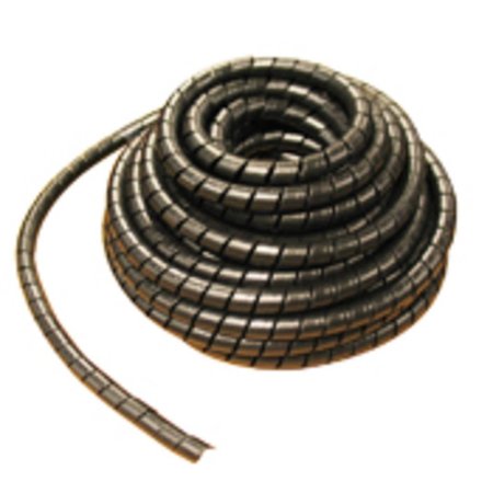 Tompkins Heavy Duty Spiral Hose Wrap: 7/8 in. - 1 3/8 in. Hose O.D., 0.83 in. I.D., 66’ Length 460035